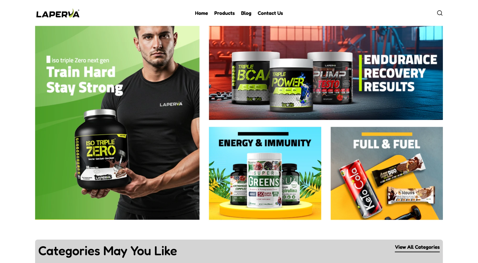 Laperva – Health & Nutrition E-commerce